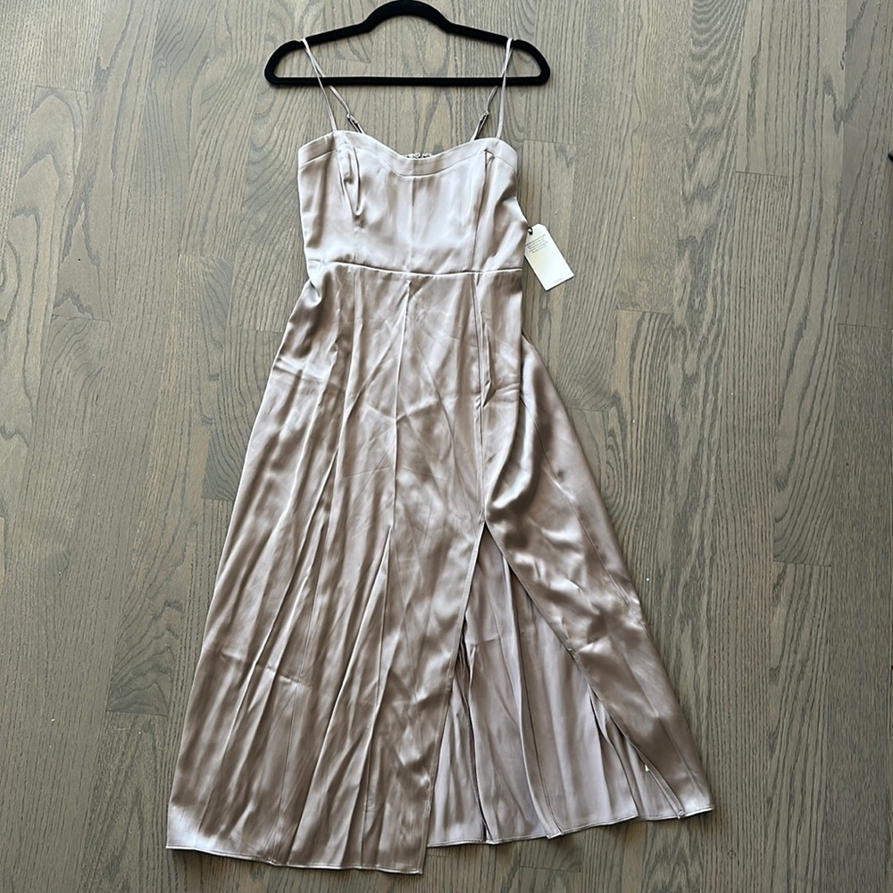 Abercrombie Midi Satin Dress